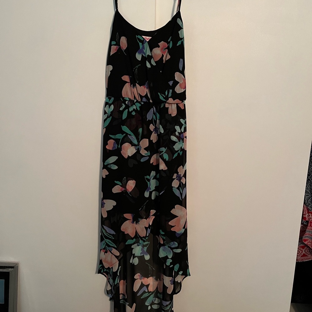MIDI DRESS NAVY FLORAL